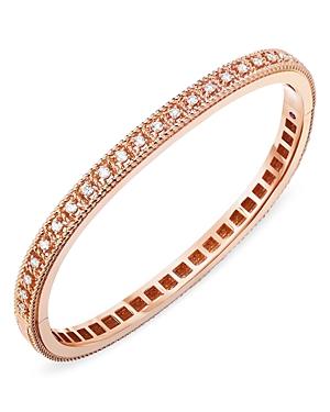 Roberto Coin 18k Rose Gold Byzantine Barocco Diamond Bangle Bracelet