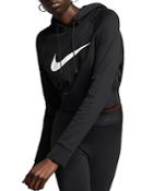 Nike Swoosh Cropped Hooded Sweatshirt