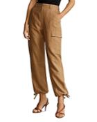 Lauren Ralph Lauren Silk-blend Cargo Pants