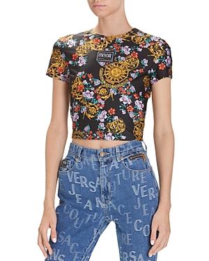 Versace Jeans Couture Sun & Flower Print Top
