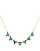 Bloomingdale's Emerald & Diamond Trio Necklace In 14k Yellow Gold, 17 - 100% Exclusive