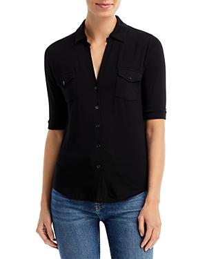 Majestic Filatures Elbow Sleeve Shirt