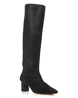 3.1 Phillip Lim Women's Tess Suede Square Toe Boots