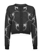 Pinko Monogram Cropped Cardigan
