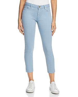 Michael Michael Kors Izzy Ankle Skinny Jeans In Chambray