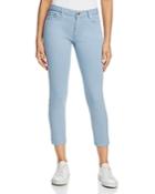 Michael Michael Kors Izzy Ankle Skinny Jeans In Chambray