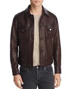 Michael Kors Burnished Leather Jacket - 100% Exclusive