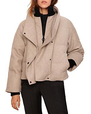 Ba & Sh Boston Funnel Neck Coat
