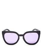 Quay Women's Noosa Mirrored Cat Eye Sunglasses, 52mm