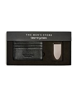 The Men's Store At Bloomingdale's Card Case & Money Clip Set