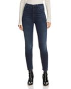 Mother Swooner High-rise Ankle Skinny Jeans In Squeeze Play