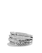 David Yurman Labyrinth Double-loop Ring With Diamonds