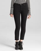 Free People Jeans - High Rise Roller Crop In Black