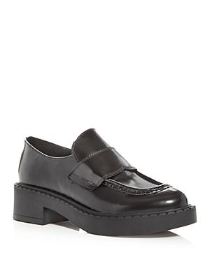 Jeffrey Campbell Women's Librarian Platform Block Heel Loafers