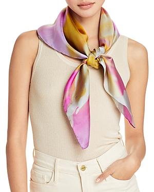 Echo Blooming Floral Silk Square Scarf