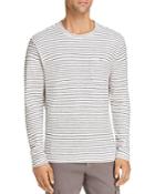 Michael Bastian Striped Knit Crewneck Shirt