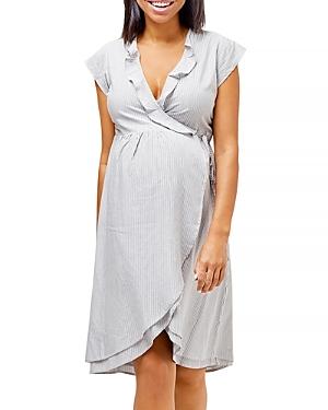 Nom Maternity Marina Wrap Dress