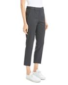 Theory Striped Wool Cropped Pants