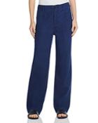Vince Double Patch Pocket Wide Leg Jeans In Rinse
