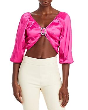 Hosbjerg Elora Buckle Cropped Top
