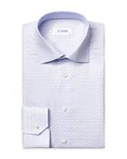 Eton Crayfish Print Contemporary Fit Button Down Shirt