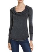 Free People Cosmo Cowl Neck Top