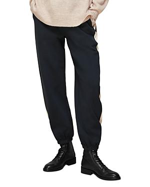 Whistles Slim Fit Striped Jogger Pants