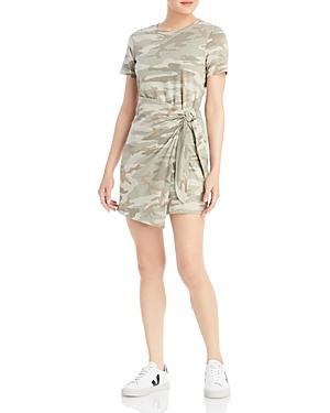 Rails Edie Camo Print Wrap Knit Dress