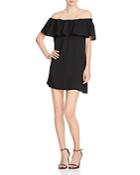 French Connection Polly Plains Off-the-shoulder Dress