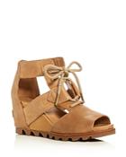 Sorel Joanie Lace Up Wedge Sandals