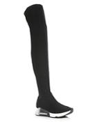 Ash Women's Lola Knit Over-the-knee Wedge Boots