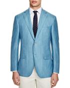 Jack Victor Loro Piana Pool Blue Classic Fit Sport Coat - 100% Bloomingdale's Exclusive
