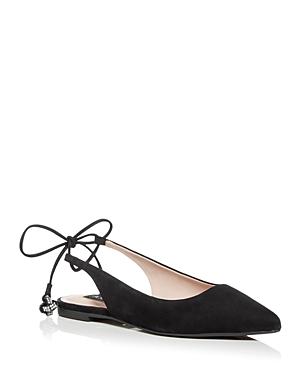 Aqua Women's Tie Slingback Ballet Flats - 100% Exclusive
