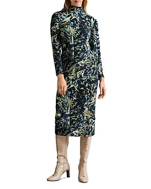 Ted Baker Choliee Printed High Neck Bodycon Dress