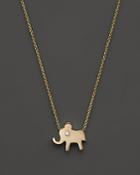 Zoe Chicco 14k Gold Elephant Necklace, 16