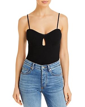 Aqua Cutout Ribbed Bodysuit - 100% Exclusive