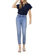 Flying Monkey Stretch Mom Jeans In Light Blue (49% Off) - Comparable Value $79