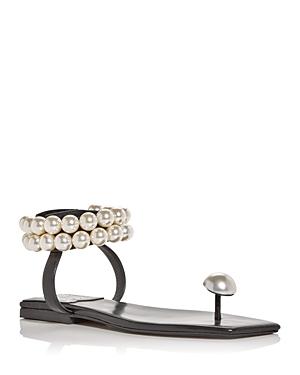 Jeffrey Campbell Women's Chateau Embellished T Bar Sandals