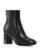 Tory Burch Women's Brooke Round Toe Leather Booties