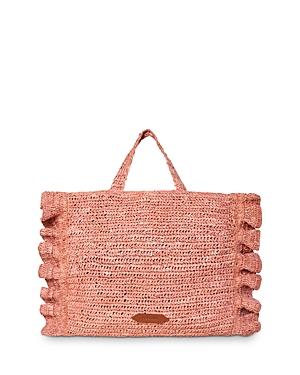 Poolside Sogno Large Raffia Tote