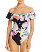 Trina Turk Seychelles Off-the-shoulder One Piece Swimsuit