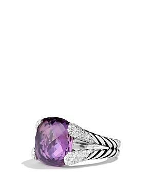 David Yurman Color Cocktail Ring With Amethyst & Diamonds