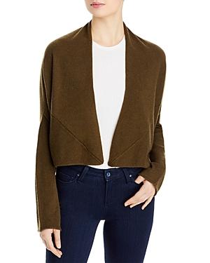 Majestic Filatures Cashmere Cropped Waterfall Cardigan
