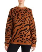 Line & Dot Alee Animal-jacquard Sweater