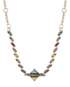 Carolee Stone Front Collar Necklace, 14
