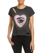 Wildfox Relic Distressed Graphic Tee