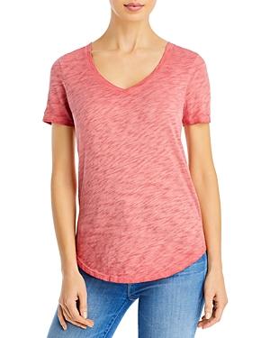Atm Anthony Thomas Melillo Sublime Wash Slub Jersey V Neck Tee