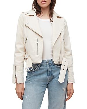 Allsaints Dessa Balfern Denim Moto Jacket