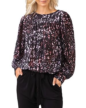 Belldini Smocked Waist Printed Top