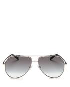 Givenchy Women's Brow Bar Aviator Sunglasses, 63mm